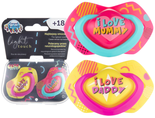 CANPOL BABIES SYMETRICKÉ NÁSTAVEC NEON LOVE +18m