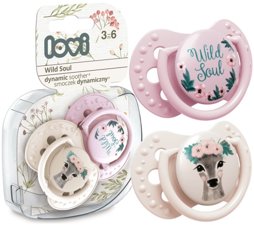 LOVI uklidňující dudlík WILD SOUL 3-6m 2ks.