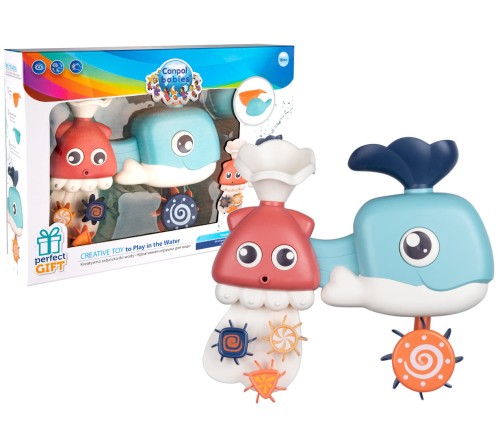 CANPOL BABIES KREATIVNÍ HRAČKA DO KOUPELE RYBIČKY