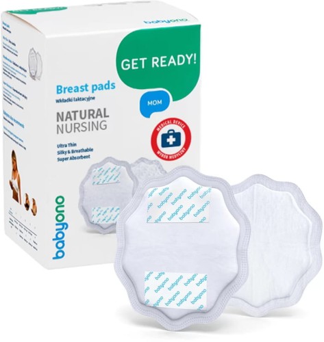 Babyono Jednorázové Bílé Laktční Vložky Natural Nursing