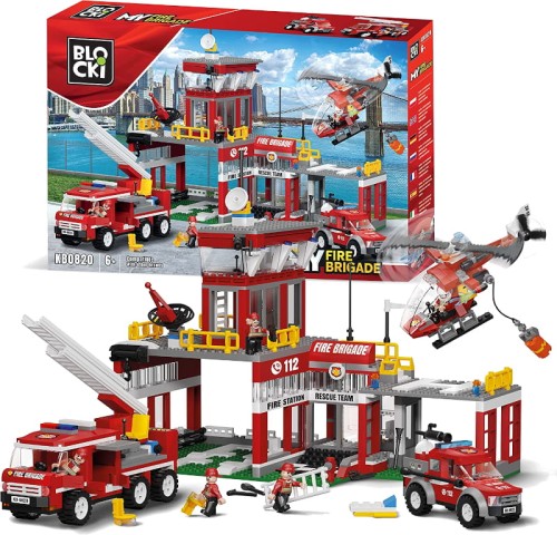Kosti Blocki MyFire Brigade Požární stanice 881 ks. 6+