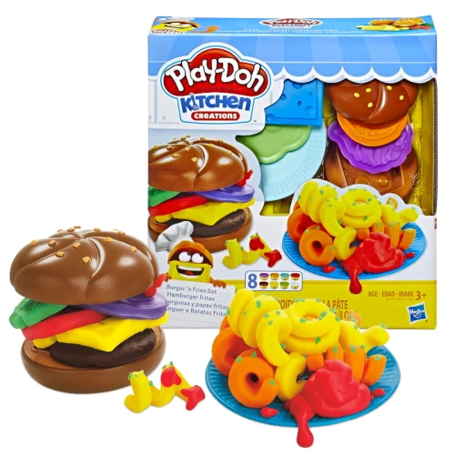 Hasbro Play-Doh Modelína Sada Burger a Hranolky
