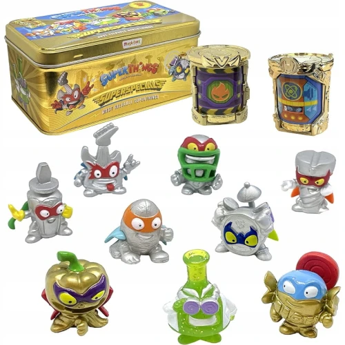 Super Things Zings SuperSpecials Puszka Złota + Figurki Seria 2