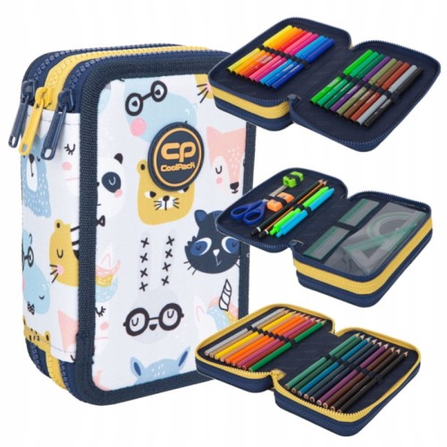 Coolpack Jumper 3 Penál S Výbavou 3-komorový Pucci