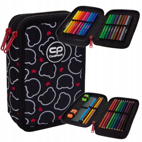 Coolpack Jumper 2 Penál S Výbavou Bear 2-komorový