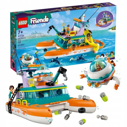 LEGO Friends Mořská záchranná loď Kostičky 41734 717 ks 7+