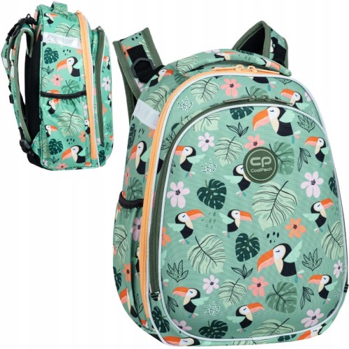 Coolpack Turtle Školní Batoh Pevný Tukan 25l