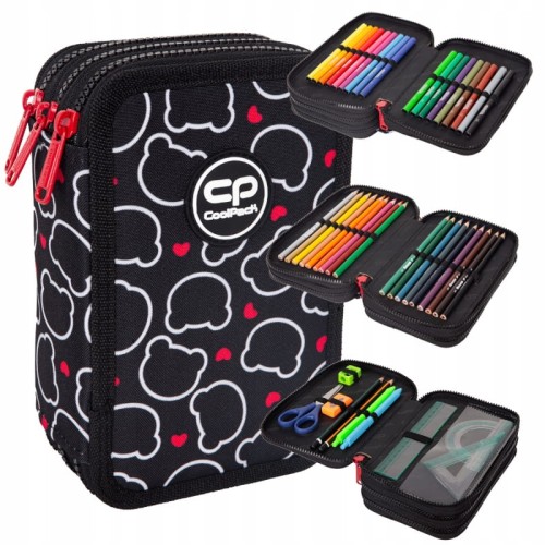 Coolpack Jumper 3 Penál S Vybavením 3-komorový Bear