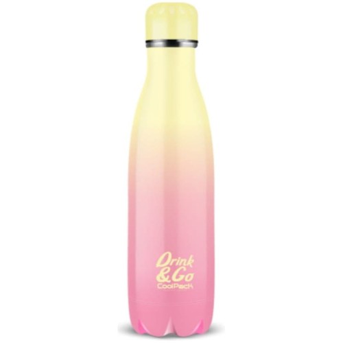 CoolPack Termos Drink&Go Hliníková Láhev Gradient Broskev 500 ml