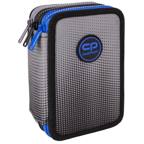 CoolPack Jumper 3 Penál 3-komorový S vybavením Gradient Grey Šedý