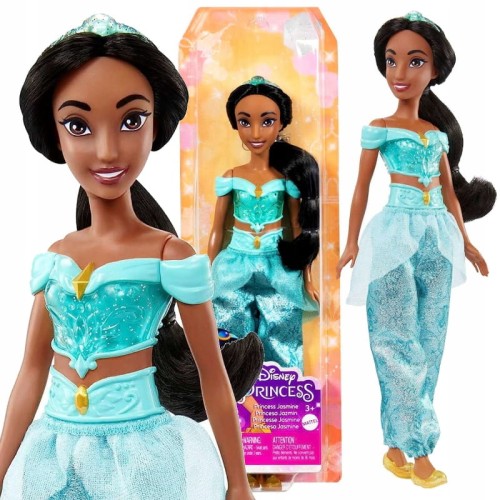 DISNEY PRINCEZNA YASMIN JASMINE ZÁKLADNÍ PANENKA ALLADYN PRINCEZNA 28 CM