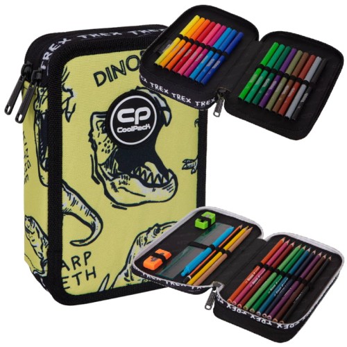 Coolpack Jumper 2 Penál S Výbavou Dino Dobrodružství