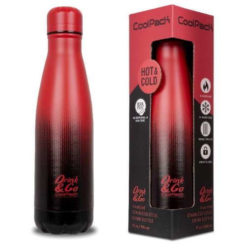 CoolPack Termos Drink&Go Kovový Dvěn Gradient Brusnice 500 ml