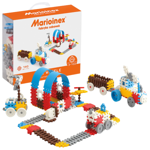 MARIOINEX MINI VAFLÍK STAVEBNICE 140 KS 3+ - 02820