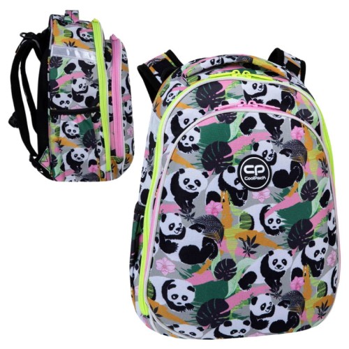 Coolpack Turtle Školní Batoh Zpevněný Panda Gang
