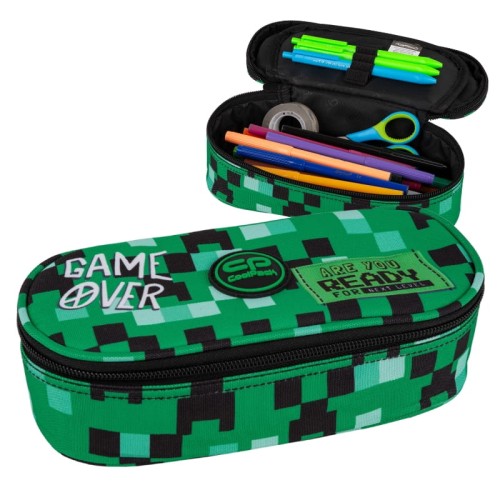 Coolpack Campus Penál Jednokomorový S Klopou Bez Vybavení Game Zone
