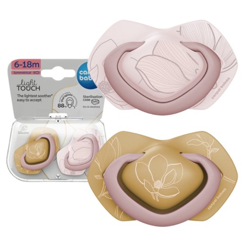 Canpol Babies Dudlík silikonový symetrický Light Touch 6-18m