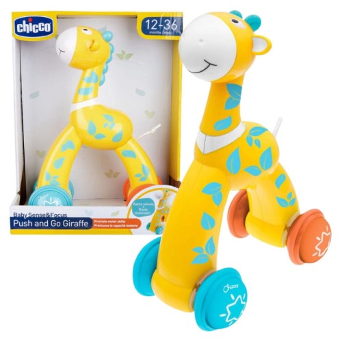 Chicco Hračky Pro Miminka "Push&Go" Žirafa
