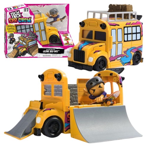 Tech Deck Sk8 Crew Ultra Skate Bus 2v1 Autobus Rampy Skateparku