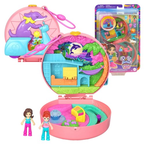Polly Pocket Kompaktní Dobrodružství V Riu Služební Balíček