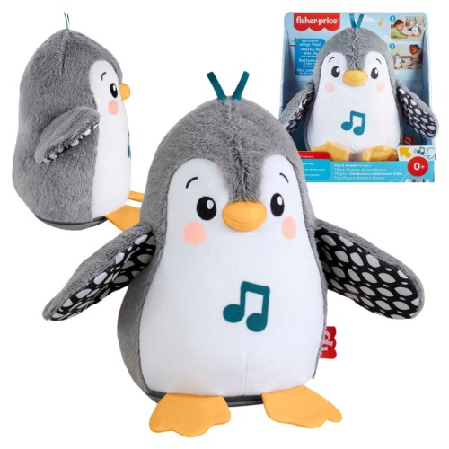 Fisher Price Tučňák Kiwaczek Interaktivní Hračky Plyšová Hračka Hudební 0m+