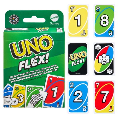 Mattel Společenská karetní hra UNO FLEX! HMY99 Karty 7+