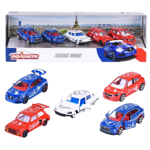 Majorette Sada French Touch 5-Pack Vozidel Autíček