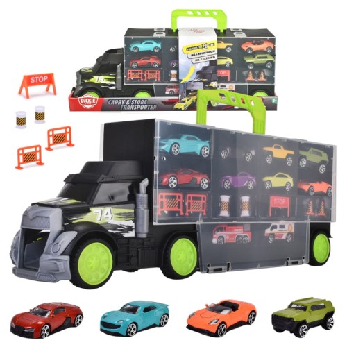 Dickie Toys Dopravní souprava s autíčky 3+