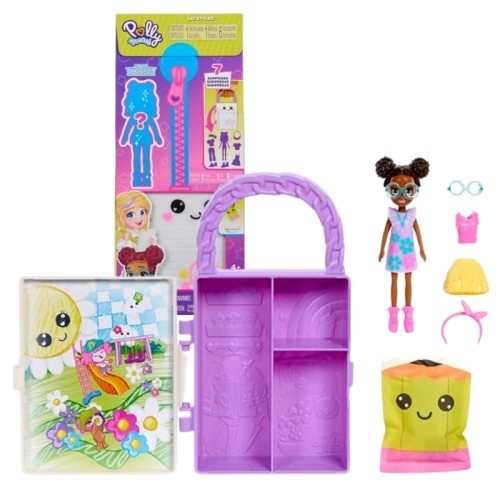 Polly Pocket Malá stylistka Přenosná kufřík s doplňky