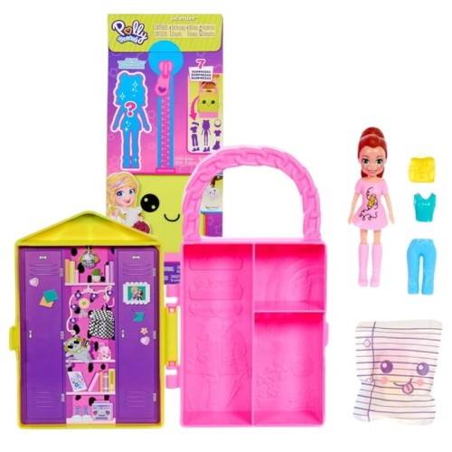 Polly Pocket Malá Stylistka Přenosná Kolečková Taška S Doplňky