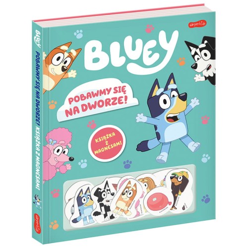 Bluey Hrajme si venku! Kniha s magnety pro děti
