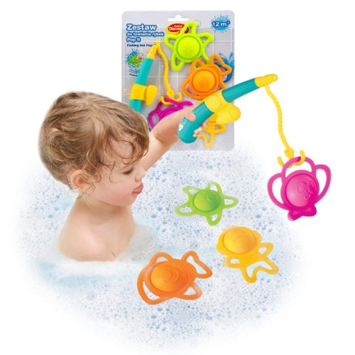 Dumel Discovery Sada na chytání rybiček Pop It Zábava do koupele 12m+