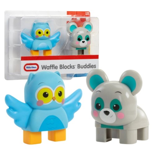 Figurka Sova a Medvěd Little Tikes Waffle Blocks