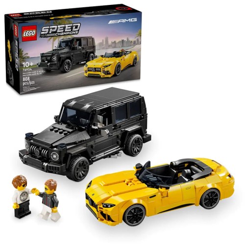 Lego Speed Champions Mercedes-Amg G 63 & Mercedes-Amg SL 63 Sada Kostiček 76924 808 ks. 10+