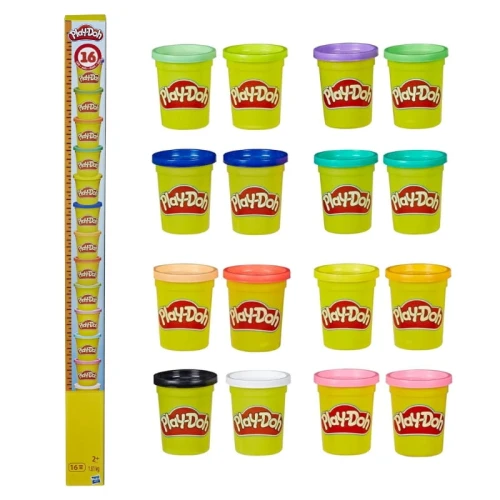 Play-Doh Modelína 16 Barev Tube Velká Sada 16 Kusů 2+
