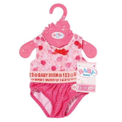 Baby Born Oblečení pro panenku Sada spodního prádla Komplet kalhotky + top růžový