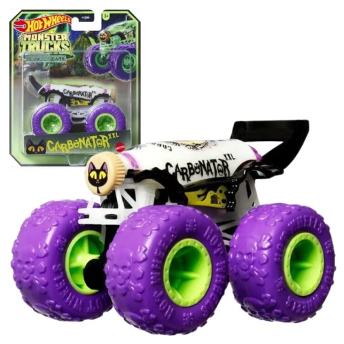 Hot Wheels Monster Trucks Svítící v Tme Carbonator Vozidlo