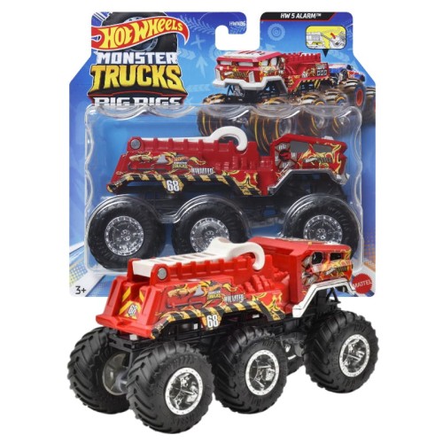 Hot Wheels Monster Trucks Velké náklaďáky 5 Alarm