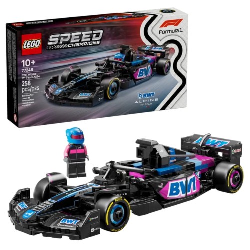 Lego Speed Champions Formule 1 BWT Alpine Team A524 Sada Kostiček 258 ks. 10+