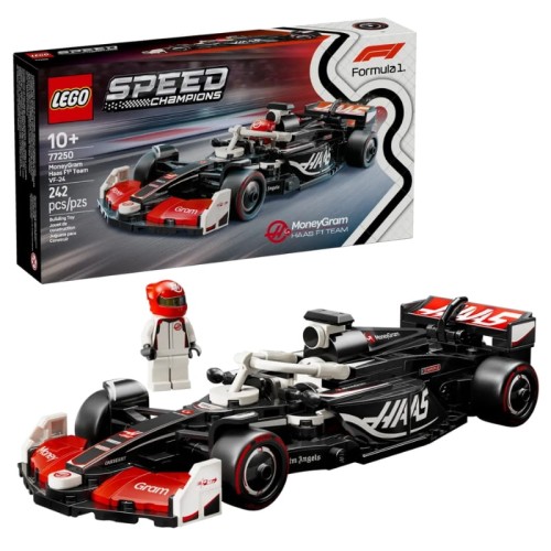Lego Speed Champions F1 Bolid MoneyGram Haas Team VF-24 Sada Kostiček 242 ks. 10+