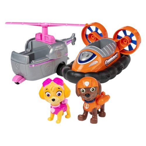 Sada Psí hlídka Skye Vrtulník Figurka + Vozidlo HOVER Figurka Zuma