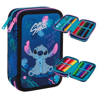 Coolpack Disney Core Jumper 2 Penál S Výbavou Dvojitý Stitch