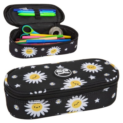 Coolpack Campus Penál Jednokomorový S Klopou Bez Výbavy Daisy Black