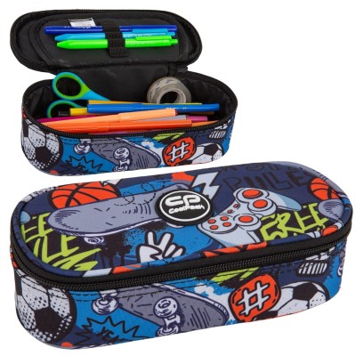 Coolpack Campus Penál Jednokomorový S Klapkami Bez Výbavy Hobby