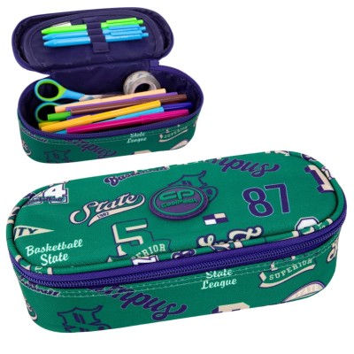 Coolpack Campus Penál Jednokomorový S Klopou Bez Výbavy American Retro