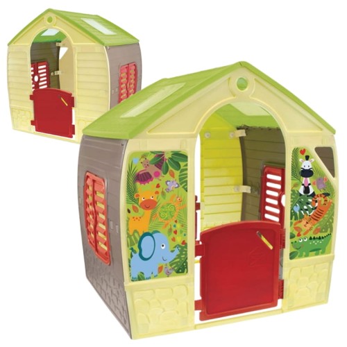 Mochtoys Dům Happy House Červené dveře