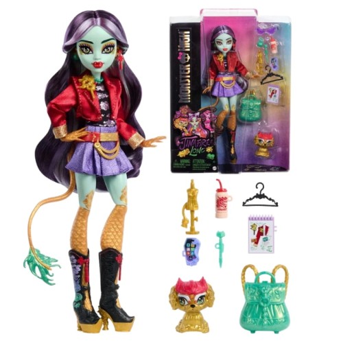 Monster High Jinafire Long Módní Panenka Základní + Doplňky