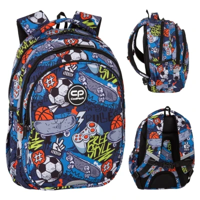 Coolpack Jerry Plecak Szkolny Młodzieżowy Hobby 3-komorowy
