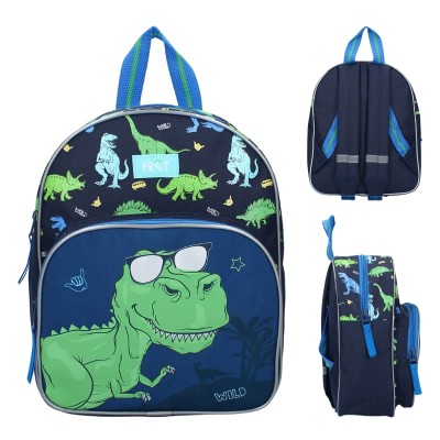 Vadobag Malý Dětský Batoh Na Výlety Pret Happy Go Lucky Modrý Dinosaurus