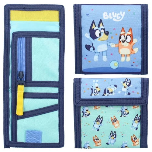 Vadobag Dětská Peněženka Na Suchý Zip Peněženka Pro Děti Bluey
